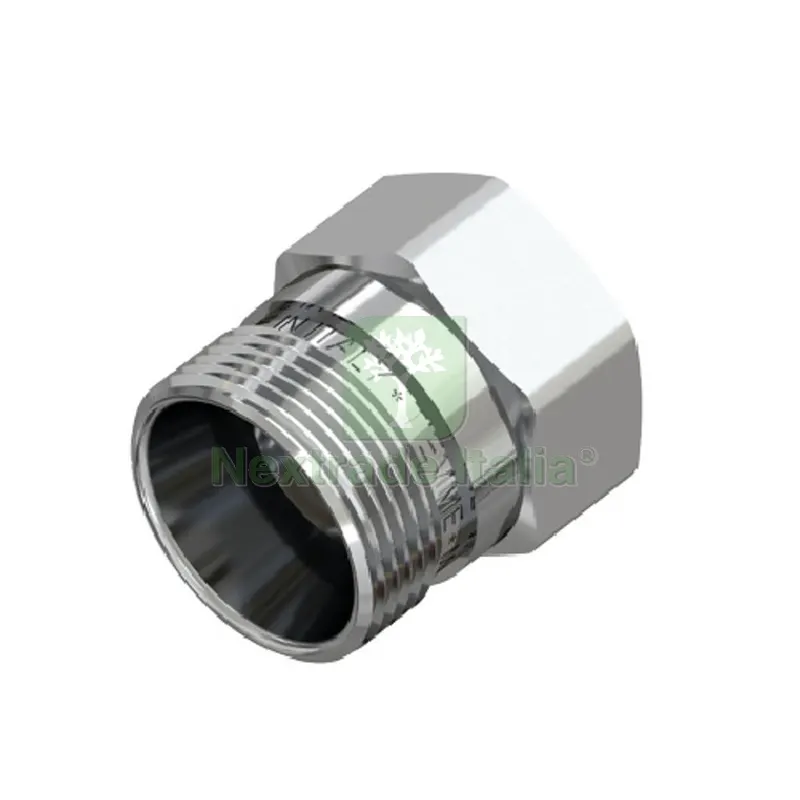 RACCORDO DIRITTO FEMMINA CROMATO 3/4 - 24X19 fil (D.16) — Tubi e raccordi — rif. FERX.DIA313-K1642-052419 RACCORDO DIRITTO FEMMINA CROMATO 3/4 - 24X19 fil (D.16) — Tubi e raccordi — rif. FERX.DIA313-K1642-052419