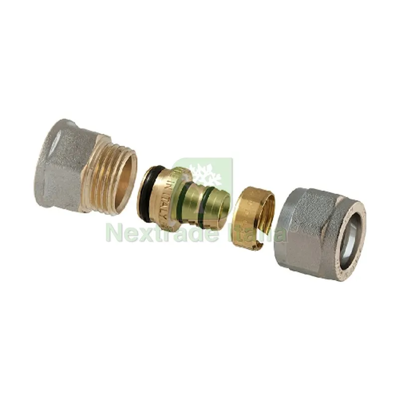 RACCORDO DIRITTO FEMMINA A COMPRESSIONE P/MULTISTRATO 2PZ ASSEMBLATO 3/4 x 3/4- 20 (2,00) — Tubi e raccordi — rif. FERX.DIA313-TD1435-0520 RACCORDO DIRITTO FEMMINA A COMPRESSIONE P/MULTISTRATO 2PZ ASSEMBLATO 3/4 x 3/4- 20 (2,00) — Tubi e raccordi — rif. FERX.DIA313-TD1435-0520
