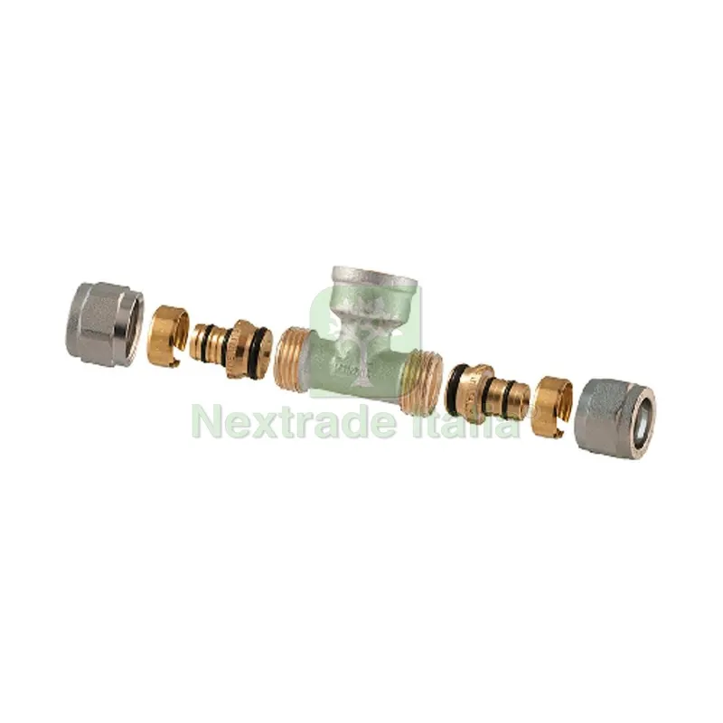 RACCORDO TEE FEMMINA A COMPRESSIONE PER MULTISTRATO 2PZ ASSEMBLATO 3/4-20 x 1/2 x 3/4-20 — Raccordi a pressare e multistrato — rif. FERX.DIA313-TD1455-052004 RACCORDO TEE FEMMINA A COMPRESSIONE PER MULTISTRATO 2PZ ASSEMBLATO 3/4-20 x 1/2 x 3/4-20 — Raccordi a pressare e multistrato — rif. FERX.DIA313-TD1455-052004