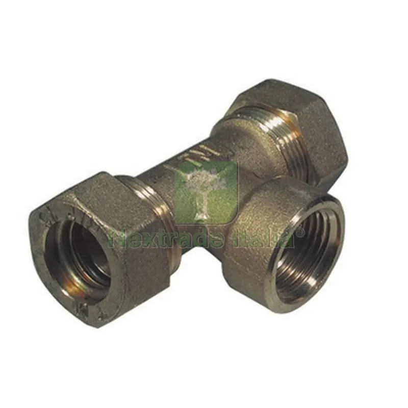 RACCORDO A TEE O-RING FEMMINA TIEMME 1/2 x 14 — Tubi e raccordi — rif. FERX.DIA314-1309-0414 RACCORDO A TEE O-RING FEMMINA TIEMME 1/2 x 14 — Tubi e raccordi — rif. FERX.DIA314-1309-0414