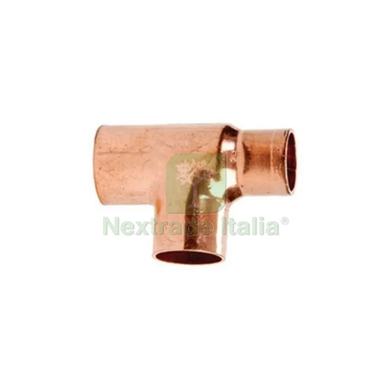 TEE RAME FEMMINA RIDOTTA 16 x 12 x 16 — Tubi e raccordi — rif. FERX.DIA315-130R-16BD TEE RAME FEMMINA RIDOTTA 16 x 12 x 16 — Tubi e raccordi — rif. FERX.DIA315-130R-16BD