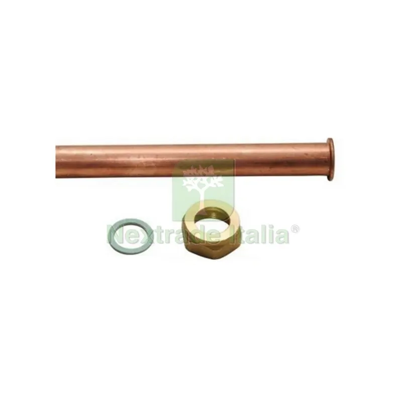 TUBO IN RAME PER CALDAIA DIRITTO CON CALOTTA 1/2 12x180 mm — Tubi e raccordi — rif. FERX.DIA315-362G-0412180 TUBO IN RAME PER CALDAIA DIRITTO CON CALOTTA 1/2 12x180 mm — Tubi e raccordi — rif. FERX.DIA315-362G-0412180