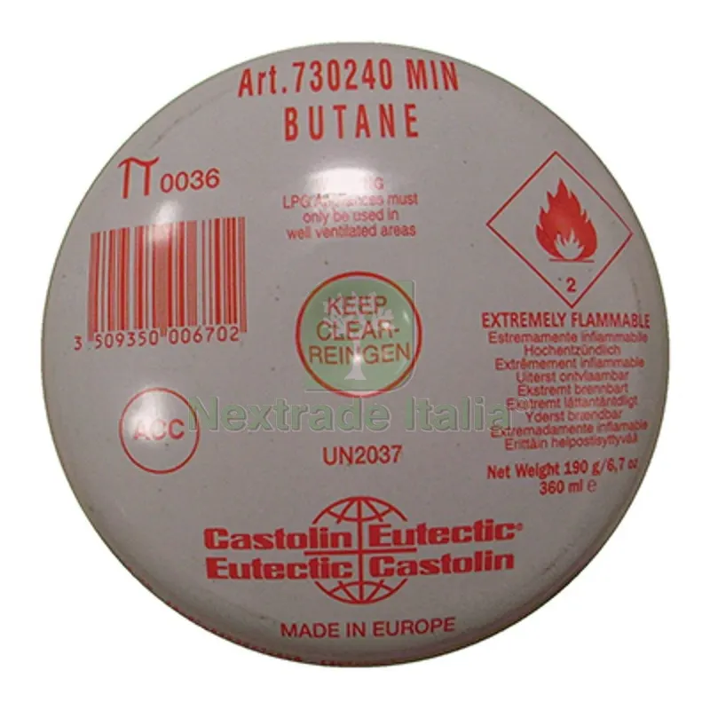 CARTUCCIA BUTANO gr 190 — Adesivi e sigillanti — rif. FERX.DIA316-CRCB CARTUCCIA BUTANO gr 190 — Adesivi e sigillanti — rif. FERX.DIA316-CRCB
