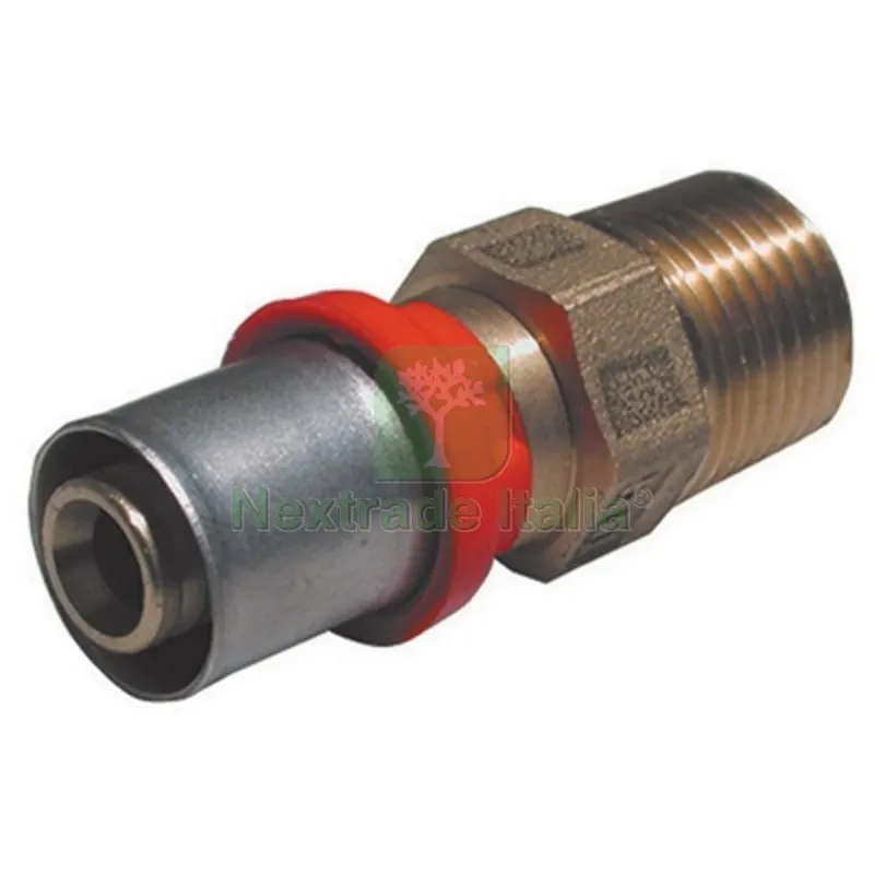 10PZ RACCORDO PRESS DIRITTO MASCHIO PER MULTISTRATO 1/2 x 16 — Raccordi a pressare e multistrato — rif. FERX.DIA317-1650-0416 10PZ RACCORDO PRESS DIRITTO MASCHIO PER MULTISTRATO 1/2 x 16 — Raccordi a pressare e multistrato — rif. FERX.DIA317-1650-0416
