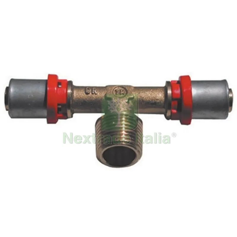 RACCORDO PRESS A T MASCHIO PER MULTISTRATO 1/2 x 16 -CONF — Raccordi a pressare e multistrato — rif. FERX.DIA317-1658-K0416 RACCORDO PRESS A T MASCHIO PER MULTISTRATO 1/2 x 16 -CONF — Raccordi a pressare e multistrato — rif. FERX.DIA317-1658-K0416