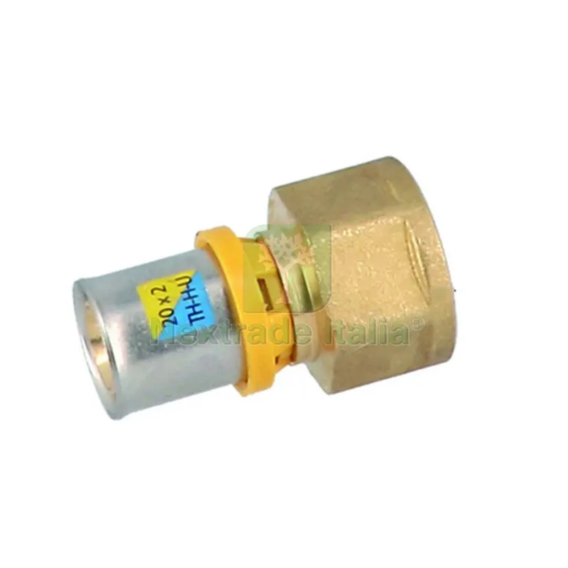 RACCORDO DIRITTO FEMMINA A PRESSARE PER MULTISTRATO 1/2" x 20 -CONF — Raccordi a pressare e multistrato — rif. FERX.DIA317-5G0002-K0420 RACCORDO DIRITTO FEMMINA A PRESSARE PER MULTISTRATO 1/2" x 20 -CONF — Raccordi a pressare e multistrato — rif. FERX.DIA317-5G0002-K0420