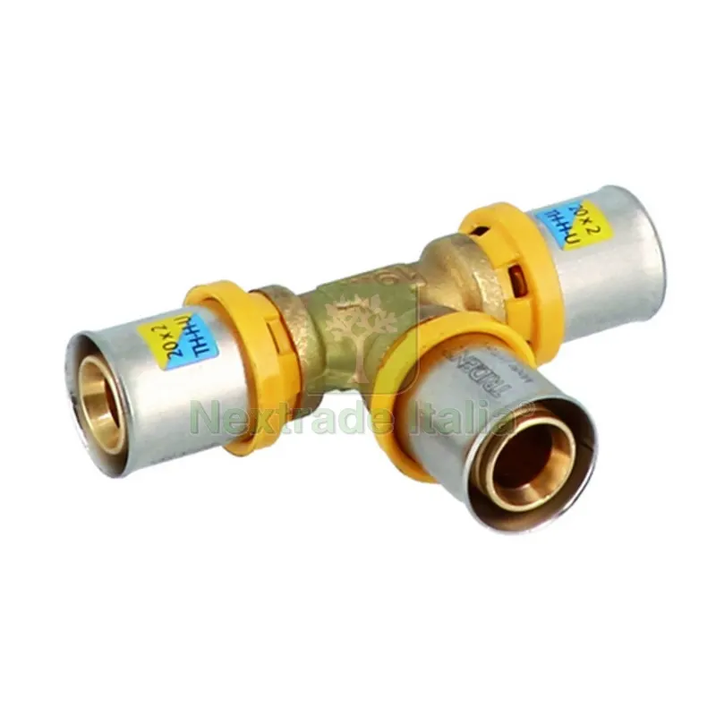 RACCORDO A T A PRESSARE PER MULTISTRATO 20x20x20 — Raccordi a pressare e multistrato — rif. FERX.DIA317-5G0010-20 RACCORDO A T A PRESSARE PER MULTISTRATO 20x20x20 — Raccordi a pressare e multistrato — rif. FERX.DIA317-5G0010-20