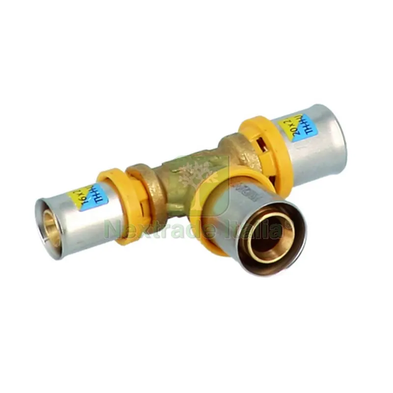 RACCORDO A T RIDOTTO A PRESSARE PER MULTISTRATO 20x20x16 — Raccordi a pressare e multistrato — rif. FERX.DIA317-5G0013-202016 RACCORDO A T RIDOTTO A PRESSARE PER MULTISTRATO 20x20x16 — Raccordi a pressare e multistrato — rif. FERX.DIA317-5G0013-202016