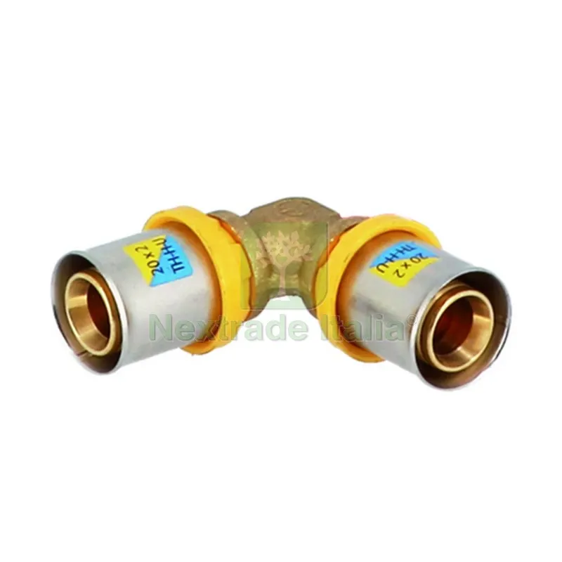 ANGOLO DOPPIO A PRESSARE PER MULTISTRATO 26x26 — Raccordi a pressare e multistrato — rif. FERX.DIA317-5G0020-26 ANGOLO DOPPIO A PRESSARE PER MULTISTRATO 26x26 — Raccordi a pressare e multistrato — rif. FERX.DIA317-5G0020-26