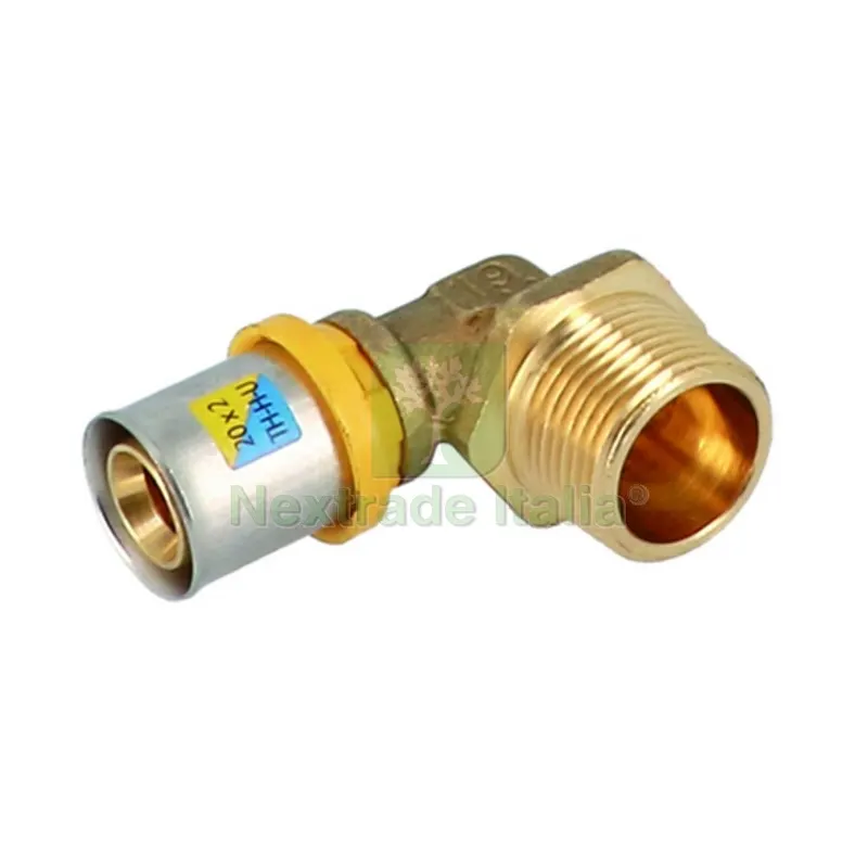 ANGOLO MASCHIO A PRESSARE PER MULTISTRATO 1/2" x 16 — Raccordi a pressare e multistrato — rif. FERX.DIA317-5G0021-0416 ANGOLO MASCHIO A PRESSARE PER MULTISTRATO 1/2" x 16 — Raccordi a pressare e multistrato — rif. FERX.DIA317-5G0021-0416