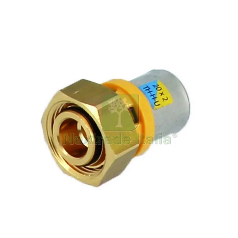 RACCORDO DIRITTO SEDE CONICA O-RING CON GIRELLO SOLO USO GAS 3/4" x 26 — Tubi e raccordi — rif. FERX.DIA317-5G00I5-0526