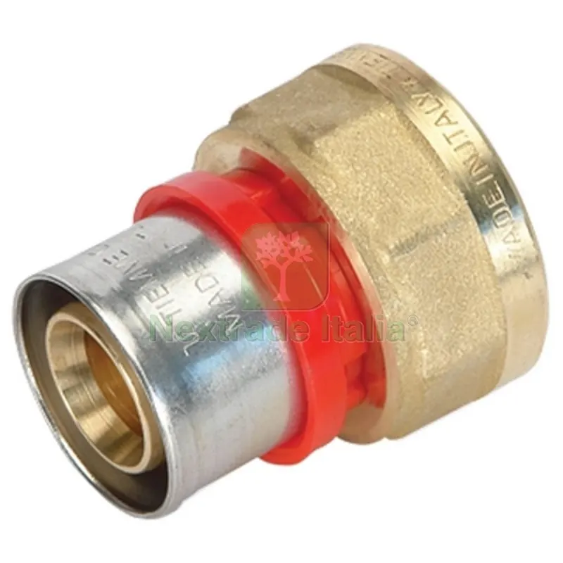 RACCORDO PRESS DIRITTO FEMMINA COMPACT PER MULTISTRATO 26 x 3,0 - 3/4" — Raccordi a pressare e multistrato — rif. FERX.DIA317-CT1652-0526 RACCORDO PRESS DIRITTO FEMMINA COMPACT PER MULTISTRATO 26 x 3,0 - 3/4" — Raccordi a pressare e multistrato — rif. FERX.DIA317-CT1652-0526