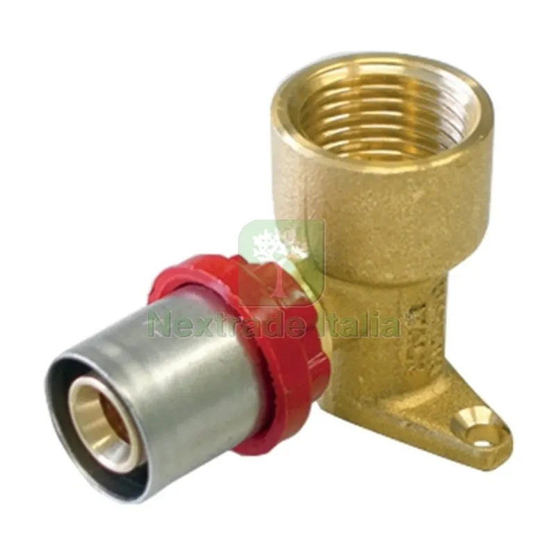 Raccordo Press Curvo F con Flangia Compact per Multistrato 16 x 2,0 -1/2" — Raccordi a pressare e multistrato — rif. FERX.DIA317-CT1656-0416 Raccordo Press Curvo F con Flangia Compact per Multistrato 16 x 2,0 -1/2" — Raccordi a pressare e multistrato — rif. FERX.DIA317-CT1656-0416