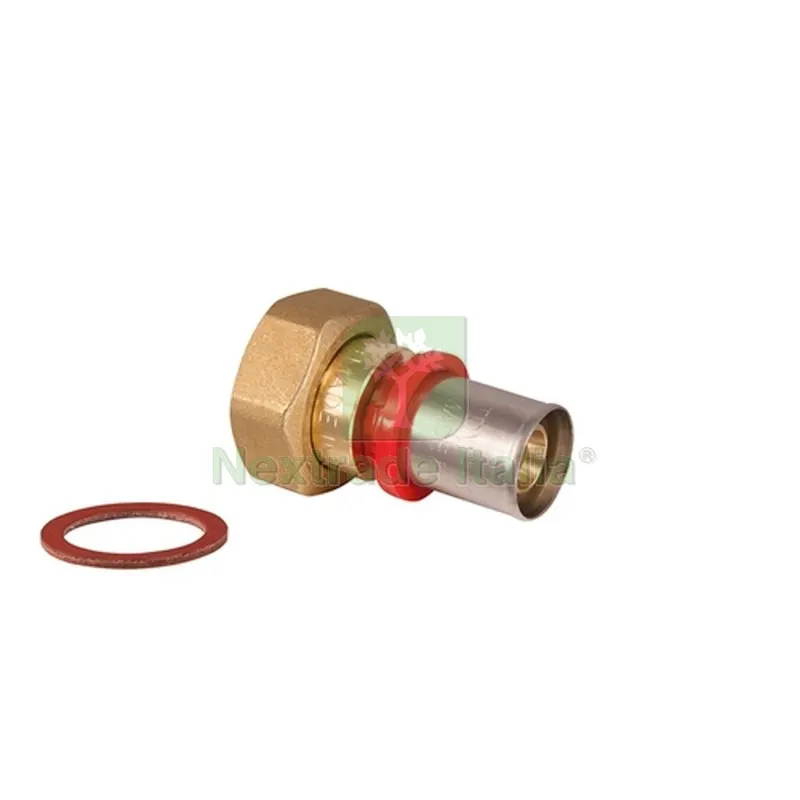 ADATTATORE SEDE PIANA A PRESSARE PER MULTISTRATO 1/2" x 20 — Raccordi a pressare e multistrato — rif. FERX.DIA317-DT1626-0420 ADATTATORE SEDE PIANA A PRESSARE PER MULTISTRATO 1/2" x 20 — Raccordi a pressare e multistrato — rif. FERX.DIA317-DT1626-0420