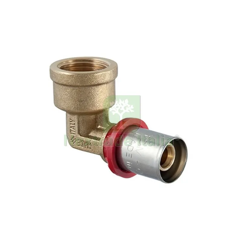 RACCORDO CURVO FEMMINA A PRESSARE PER MULTISTRATO 1" x 26 — Raccordi a pressare e multistrato — rif. FERX.DIA317-DT1670-0626 RACCORDO CURVO FEMMINA A PRESSARE PER MULTISTRATO 1" x 26 — Raccordi a pressare e multistrato — rif. FERX.DIA317-DT1670-0626