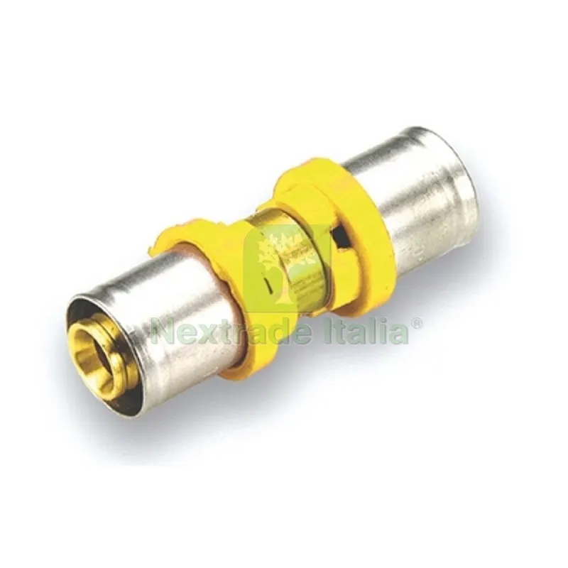 RACCORDO PER MULTISTRATO GAS DIRITTO DOPPIO Diam. 20 — Raccordi a pressare e multistrato — rif. FERX.DIA317-G2651-20 RACCORDO PER MULTISTRATO GAS DIRITTO DOPPIO Diam. 20 — Raccordi a pressare e multistrato — rif. FERX.DIA317-G2651-20