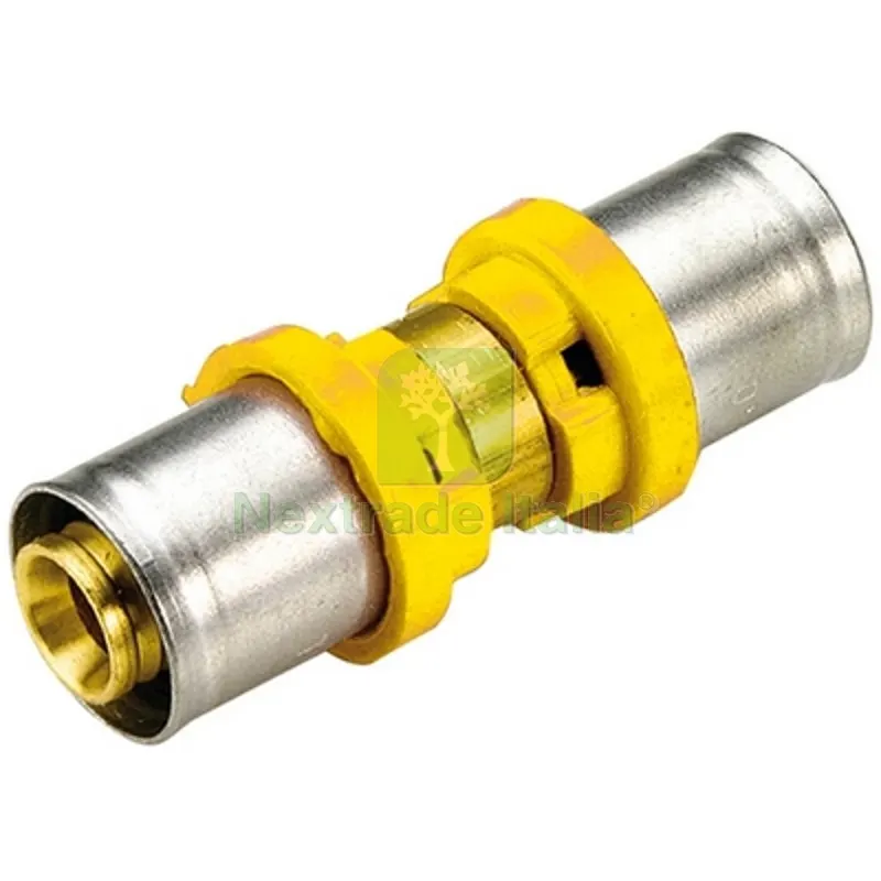 RACCORDO PER MULTISTRATO GAS DIRITTO DOPPIO RIDOTTO 32x20 — Raccordi a pressare e multistrato — rif. FERX.DIA317-G2651R-3220 RACCORDO PER MULTISTRATO GAS DIRITTO DOPPIO RIDOTTO 32x20 — Raccordi a pressare e multistrato — rif. FERX.DIA317-G2651R-3220