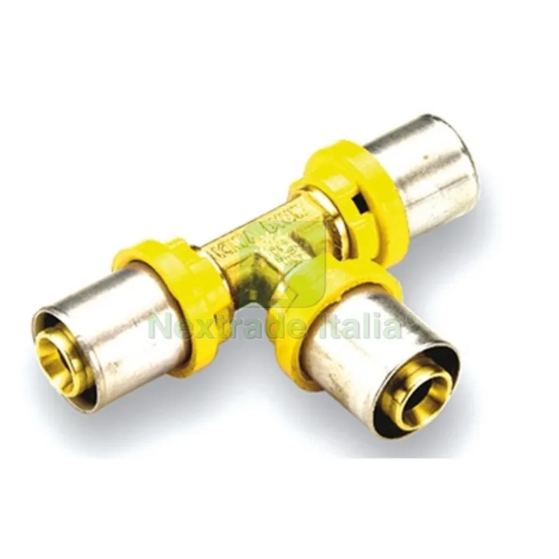 RACCORDO PER MULTISTRATO GAS A T RIDOTTO Diam. 20 x 16 x 16 — Raccordi a pressare e multistrato — rif. FERX.DIA317-G2657R-201616 RACCORDO PER MULTISTRATO GAS A T RIDOTTO Diam. 20 x 16 x 16 — Raccordi a pressare e multistrato — rif. FERX.DIA317-G2657R-201616