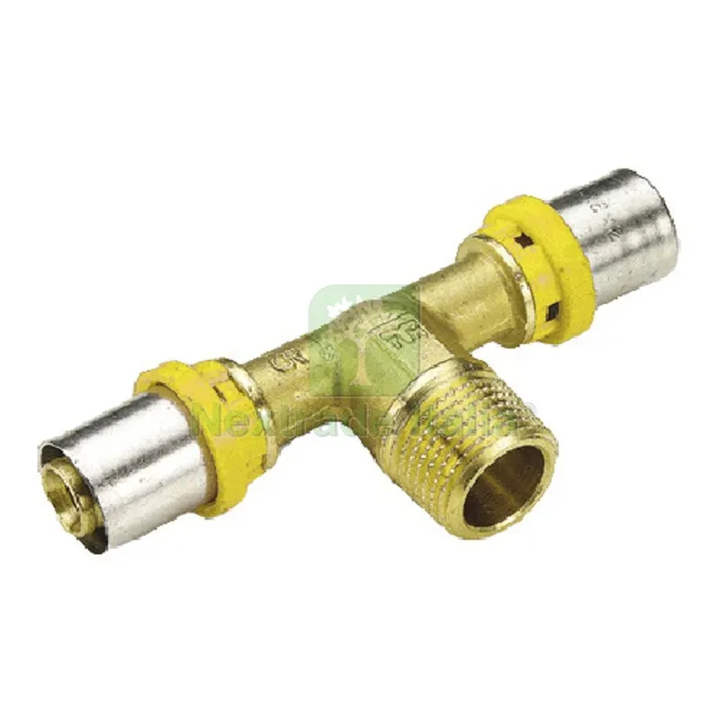 RACCORDO PER GAS TEE MASCHIO 20 x 1/2" x 20 — Tubi e raccordi — rif. FERX.DIA317-G2658-2004