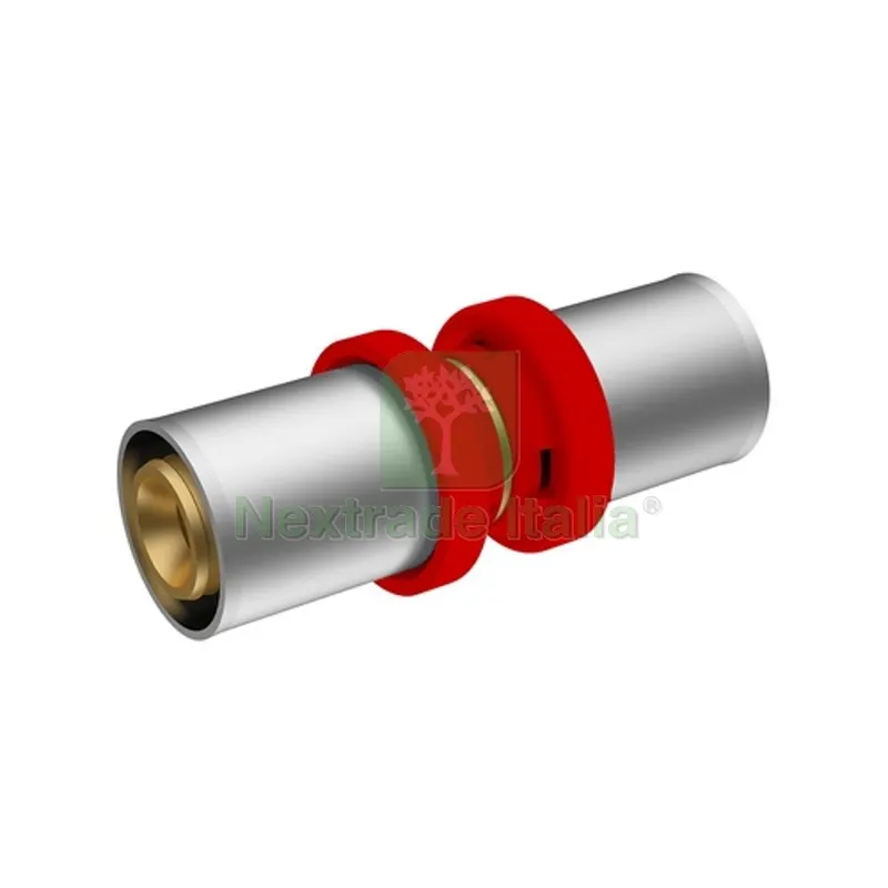 RACCORDO A PRESSARE IKARO DIRITTO DOPPIO Diam. 16x2 -CONF. — Raccordi a pressare e multistrato — rif. FERX.DIA317-IK1151-K16 RACCORDO A PRESSARE IKARO DIRITTO DOPPIO Diam. 16x2 -CONF. — Raccordi a pressare e multistrato — rif. FERX.DIA317-IK1151-K16