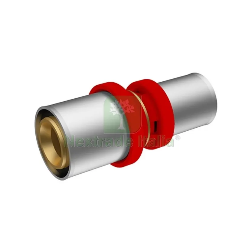 RACCORDO A PRESSARE IKARO DIRITTO DOPPIO RIDOTTO D.26x3 - D.20x2 — Raccordi a pressare e multistrato — rif. FERX.DIA317-IK1151R-2620 RACCORDO A PRESSARE IKARO DIRITTO DOPPIO RIDOTTO D.26x3 - D.20x2 — Raccordi a pressare e multistrato — rif. FERX.DIA317-IK1151R-2620