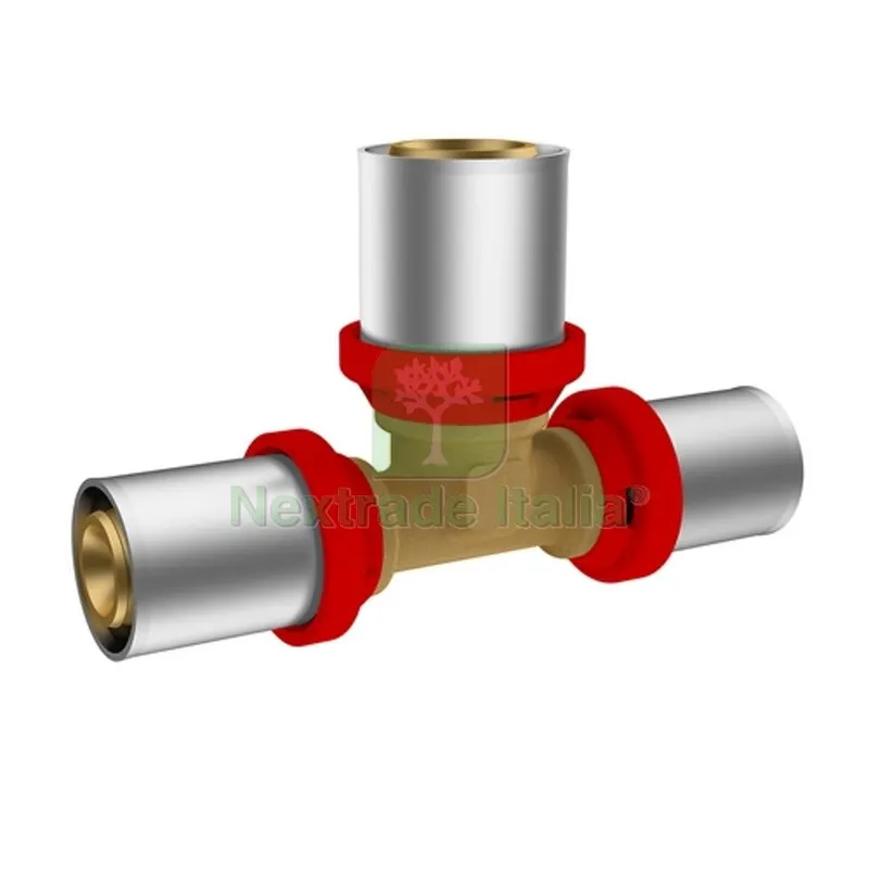RACCORDO A PRESSARE IKARO A T RIDOTTA D. 32x3-32x3-20x2 — Raccordi a pressare e multistrato — rif. FERX.DIA317-IK1157R-323220 RACCORDO A PRESSARE IKARO A T RIDOTTA D. 32x3-32x3-20x2 — Raccordi a pressare e multistrato — rif. FERX.DIA317-IK1157R-323220