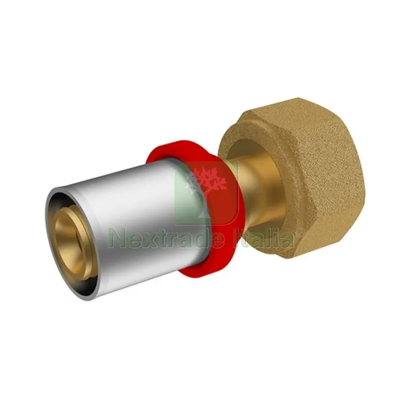 RACCORDO A PRESSARE IKARO DIRITTO CON GIRELLO E GUARNIZIONE 3/4 x 20 — Raccordi a pressare e multistrato — rif. FERX.DIA317-IK1165-0520 RACCORDO A PRESSARE IKARO DIRITTO CON GIRELLO E GUARNIZIONE 3/4 x 20 — Raccordi a pressare e multistrato — rif. FERX.DIA317-IK1165-0520