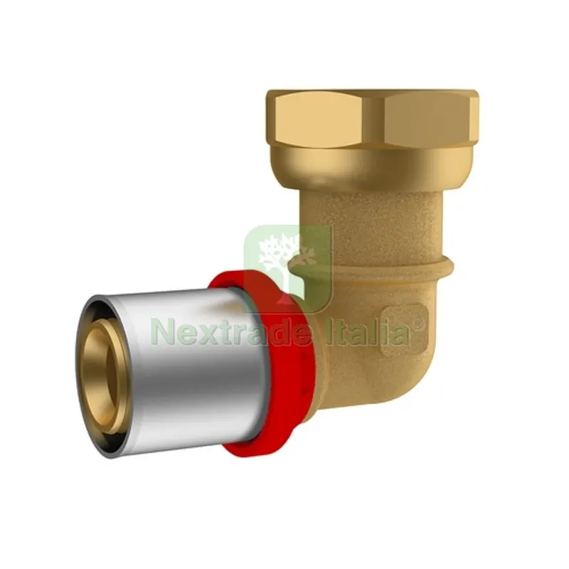 RACCORDO A PRESSARE IKARO CURVO CON GIRELLO E GUARNIZIONE 1/2 - D.16x2 -CONF — Raccordi a pressare e multistrato — rif. FERX.DIA317-IK1166-K0416 RACCORDO A PRESSARE IKARO CURVO CON GIRELLO E GUARNIZIONE 1/2 - D.16x2 -CONF — Raccordi a pressare e multistrato — rif. FERX.DIA317-IK1166-K0416