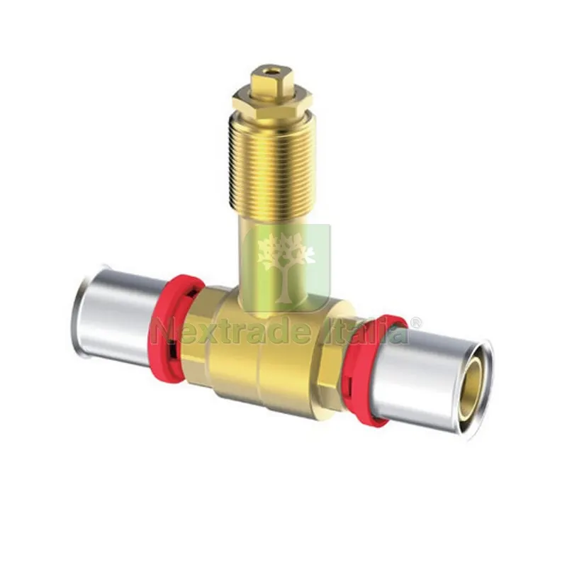 Valvola a Incasso e 2 Raccordi a Pressare per Multistrato Ikaro 2-D.26x3 2-D.26x3 — Raccordi a pressare e multistrato — rif. FERX.DIA317-IK1169-2626