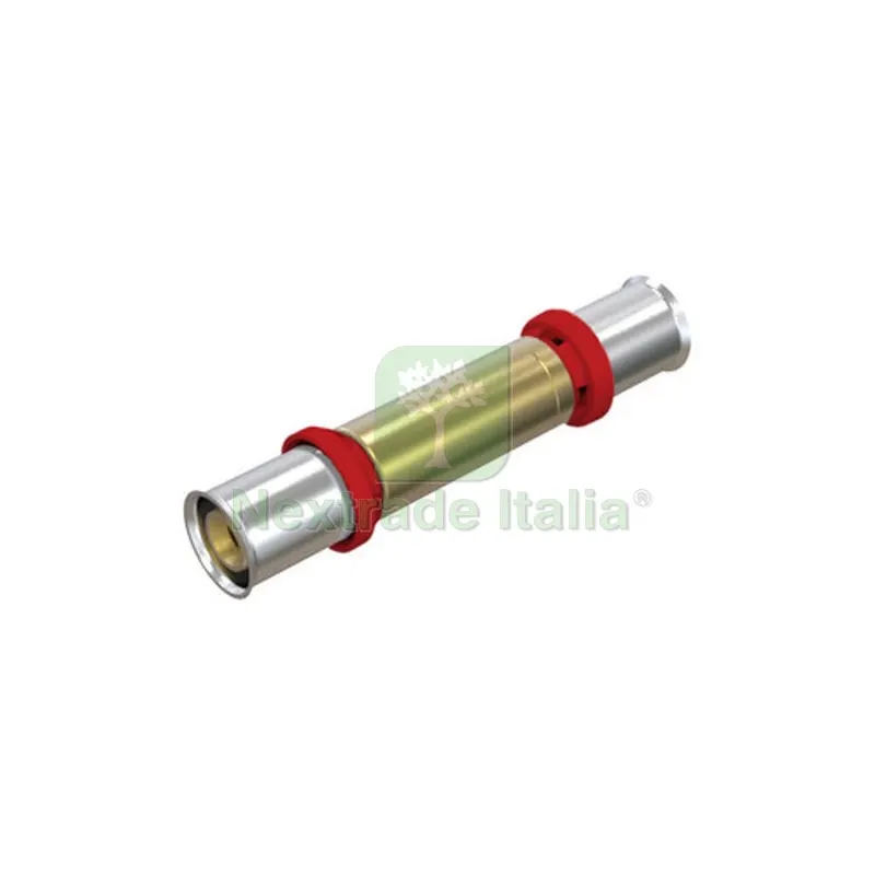 RACCORDO A PRESSARE IKARO TELESCOPICO DIRITTO DOPPIO D.20x2 - D.20x2 — Raccordi a pressare e multistrato — rif. FERX.DIA317-IK1171-2020 RACCORDO A PRESSARE IKARO TELESCOPICO DIRITTO DOPPIO D.20x2 - D.20x2 — Raccordi a pressare e multistrato — rif. FERX.DIA317-IK1171-2020