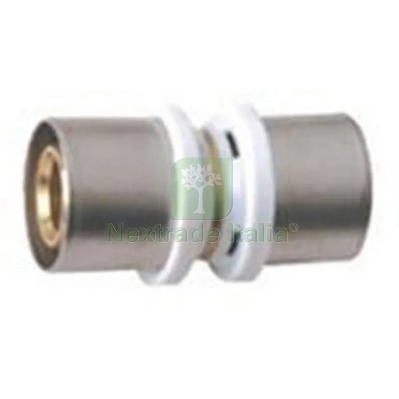 RACCORDO DIRITTO DOPPIO IBP A PRESSARE PER MULTISTRATO Diam. 32 — Raccordi a pressare e multistrato — rif. FERX.DIA317-P7270-32 RACCORDO DIRITTO DOPPIO IBP A PRESSARE PER MULTISTRATO Diam. 32 — Raccordi a pressare e multistrato — rif. FERX.DIA317-P7270-32