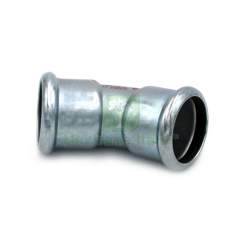 CURVA 45° FF A PRESSARE IN ACCIAIO CARBONIO STEEL PRES Diam. 35 — Raccordi a pressare e multistrato — rif. FERX.DIA317-US1450-035 CURVA 45° FF A PRESSARE IN ACCIAIO CARBONIO STEEL PRES Diam. 35 — Raccordi a pressare e multistrato — rif. FERX.DIA317-US1450-035