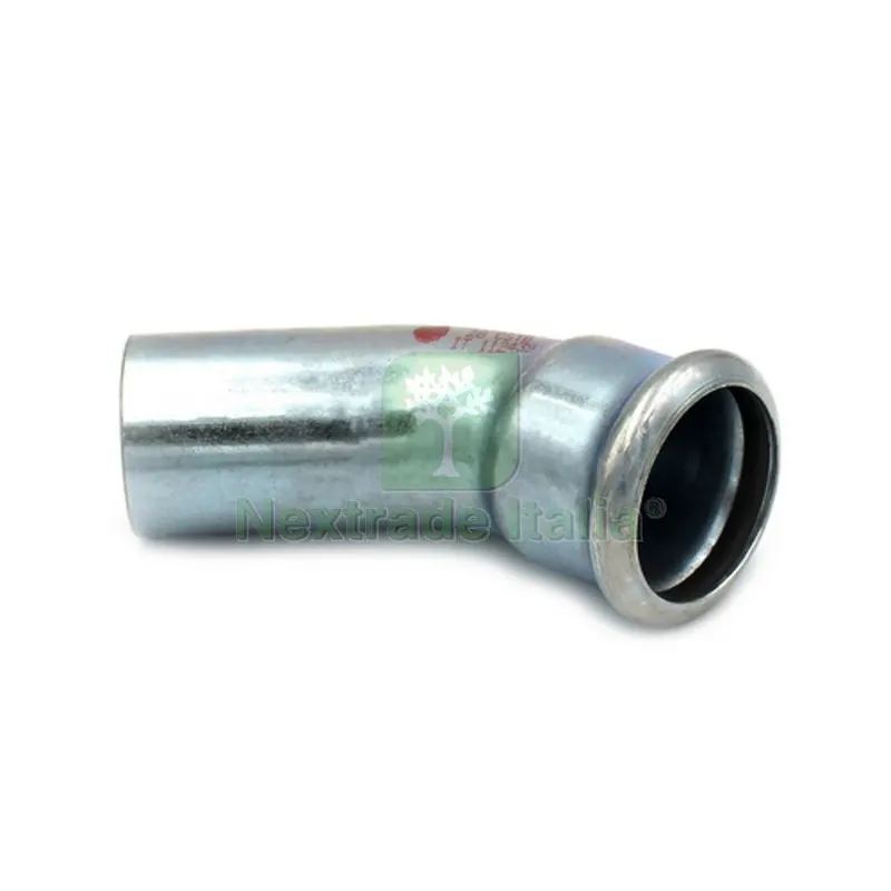 CURVA 45° MF A PRESSARE IN ACCIAIO CARBONIO STEEL PRES Diam. 22 — Raccordi a pressare e multistrato — rif. FERX.DIA317-US1451-022 CURVA 45° MF A PRESSARE IN ACCIAIO CARBONIO STEEL PRES Diam. 22 — Raccordi a pressare e multistrato — rif. FERX.DIA317-US1451-022