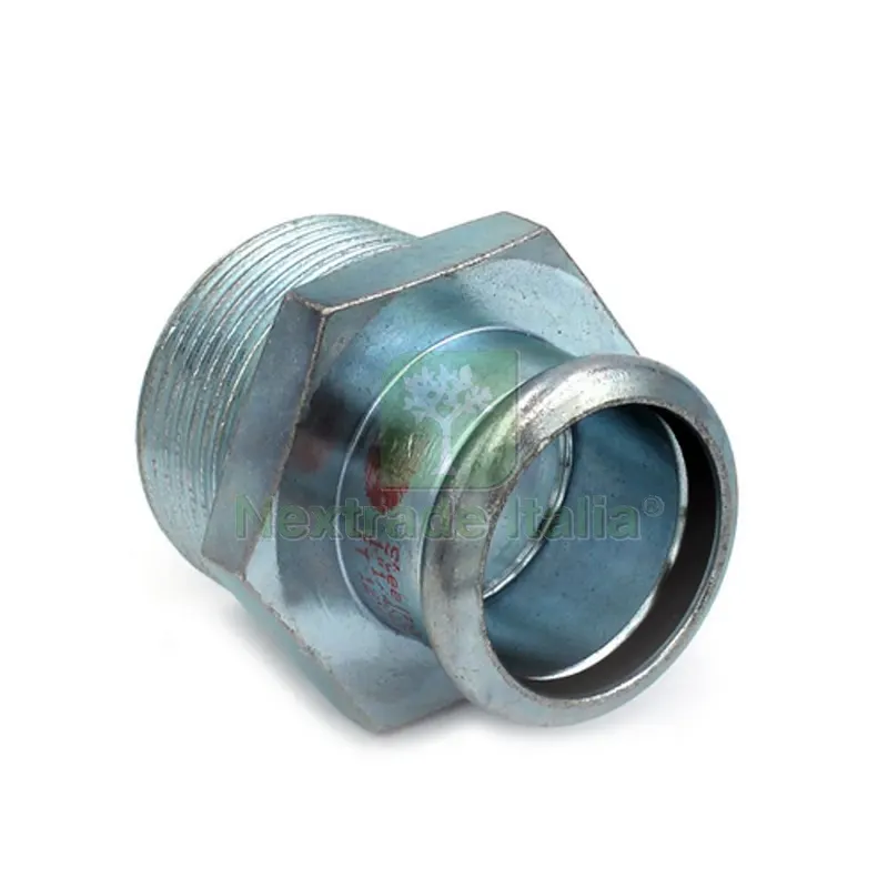 MANICOTTO MISTO FILETTO MASCHIO A PRESSARE IN ACCIAIO AL CARBONIO 2"1/2 x 76,1 — Tubi e raccordi — rif. FERX.DIA317-US387-1176 MANICOTTO MISTO FILETTO MASCHIO A PRESSARE IN ACCIAIO AL CARBONIO 2"1/2 x 76,1 — Tubi e raccordi — rif. FERX.DIA317-US387-1176