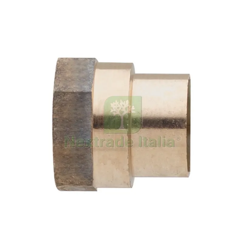 NIPPLE BRONZO DIRITTO F. A SALDARE 1" x 28 — Tubi e raccordi — rif. FERX.DIA318-270B-0628