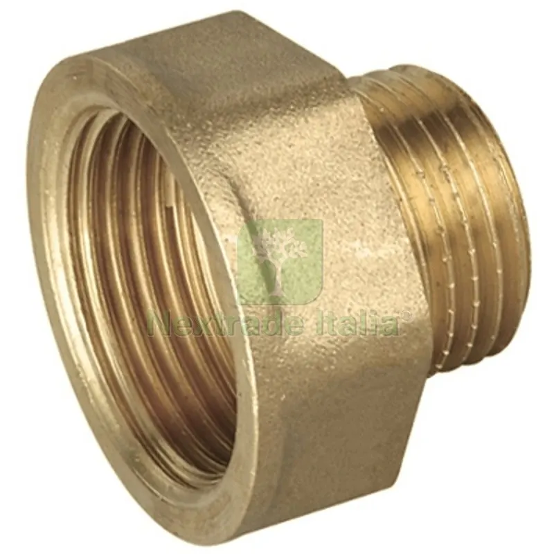 PROLUNGA RIDOTTA IN OTTONE GIALLO MF MF 1/2 x 3/4 — Interruttori e prese — rif. FERX.DIA319-1551R-45 PROLUNGA RIDOTTA IN OTTONE GIALLO MF MF 1/2 x 3/4 — Interruttori e prese — rif. FERX.DIA319-1551R-45