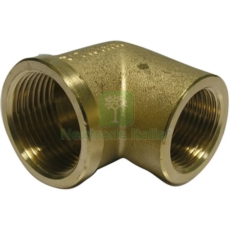 GOMITO RIDOTTO FF IN OTTONE GIALLO 1/2" x 3/8 — Tubi e raccordi — rif. FERX.DIA319-1560R-43