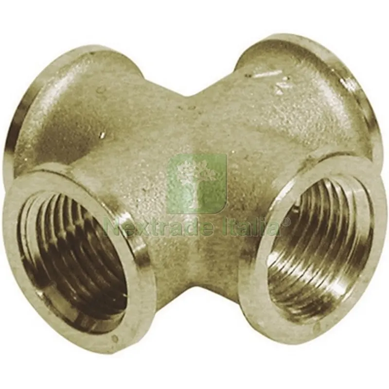 CROCE FEMMINA IN OTTONE GIALLO Diam. 1/2 — Tubi e raccordi — rif. FERX.DIA319-1580-04