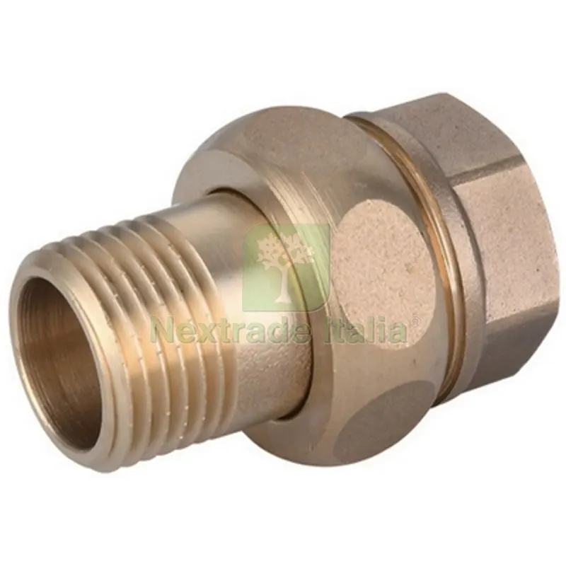 RACCORDO DIRITTO MF 3 PEZZI OTTONE GIALLO IBP 3/4" -CONF — Tubi e raccordi — rif. FERX.DIA319-B8126GM-K05 RACCORDO DIRITTO MF 3 PEZZI OTTONE GIALLO IBP 3/4" -CONF — Tubi e raccordi — rif. FERX.DIA319-B8126GM-K05