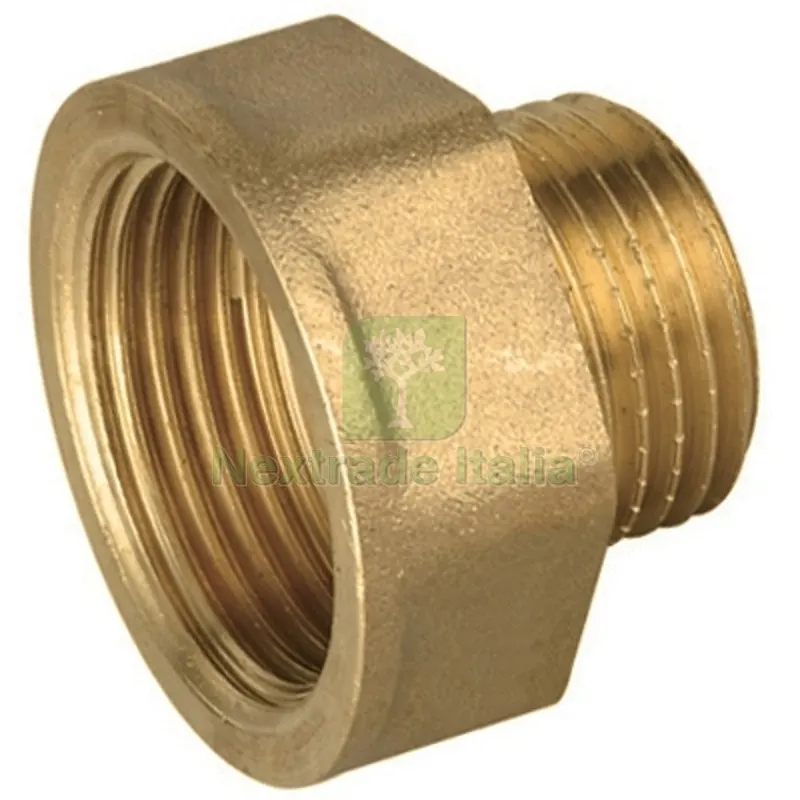 PROLUNGA RIDOTTA FM IN OTTONE GIALLO IBP 3/8" x 1/2" -CONF — Interruttori e prese — rif. FERX.DIA319-B8243M-K34 PROLUNGA RIDOTTA FM IN OTTONE GIALLO IBP 3/8" x 1/2" -CONF — Interruttori e prese — rif. FERX.DIA319-B8243M-K34