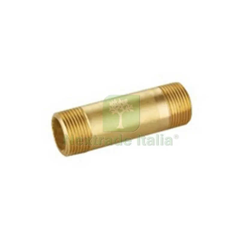 BARILOTTO MM IN OTTONE GIALLO IBP 1"1/2 x 200 — Tubi e raccordi — rif. FERX.DIA319-B8530M-08200 BARILOTTO MM IN OTTONE GIALLO IBP 1"1/2 x 200 — Tubi e raccordi — rif. FERX.DIA319-B8530M-08200