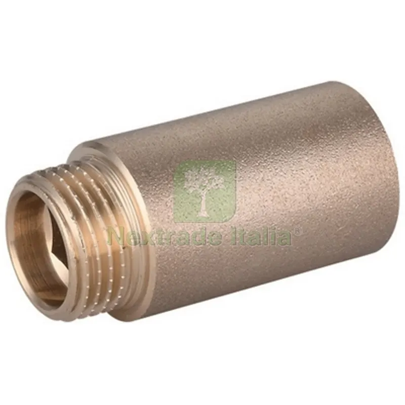 PROLUNGA FILETTATA MF IN OTTONE GIALLO IBP 1/2 x 50 — Minuteria metallica — rif. FERX.DIA319-B8540M-0450