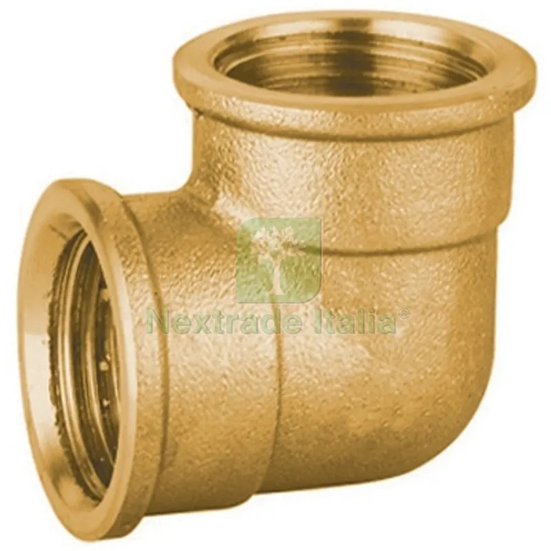 GOMITO FF IN OTTONE GIALLO PESANTE IBP 1" — Tubi e raccordi — rif. FERX.DIA319-BP8090-06