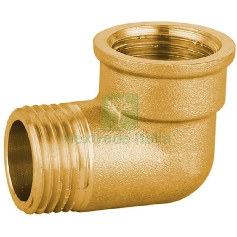 GOMITO MF IN OTTONE GIALLO PESANTE IBP 3/4" — Tubi e raccordi — rif. FERX.DIA319-BP8092-05
