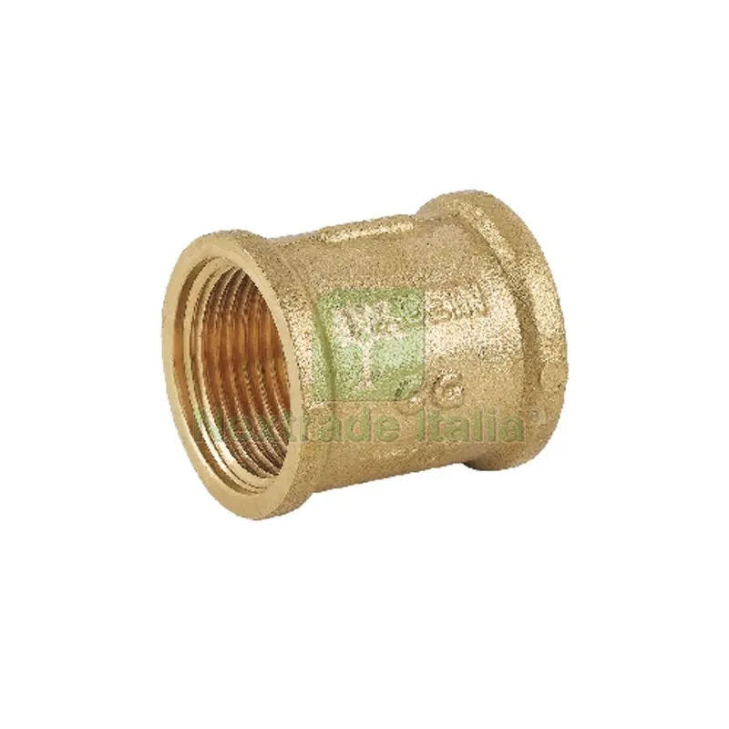 MANICOTTO FF IN OTTONE GIALLO 1"1/4 — Tubi e raccordi — rif. FERX.DIA319-C002-07