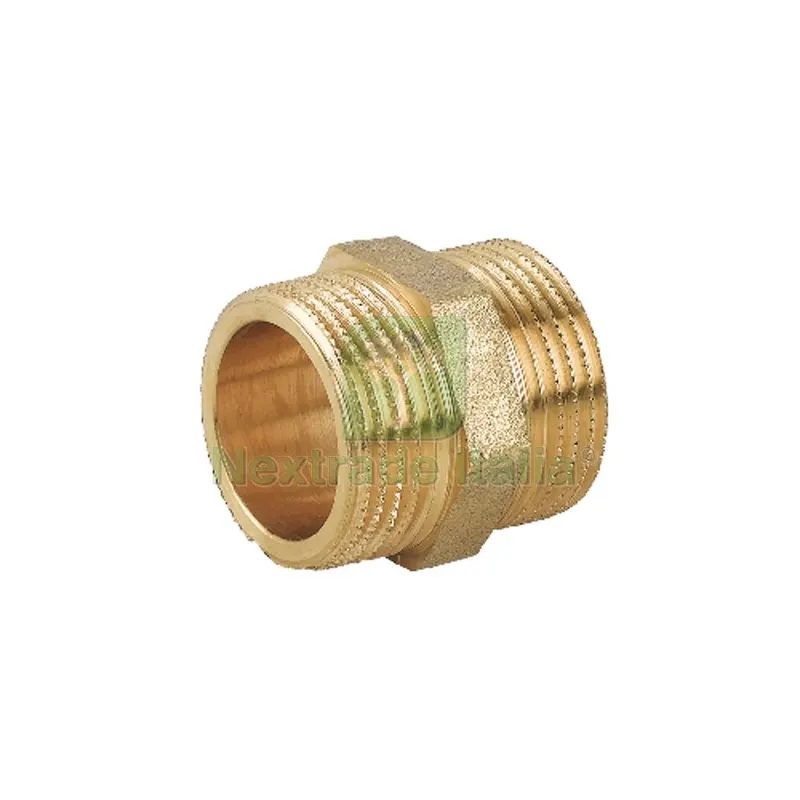 NIPPLE DOPPIO MM IN OTTONE GIALLO 1"1/4 — Tubi e raccordi — rif. FERX.DIA319-C003-07 NIPPLE DOPPIO MM IN OTTONE GIALLO 1"1/4 — Tubi e raccordi — rif. FERX.DIA319-C003-07