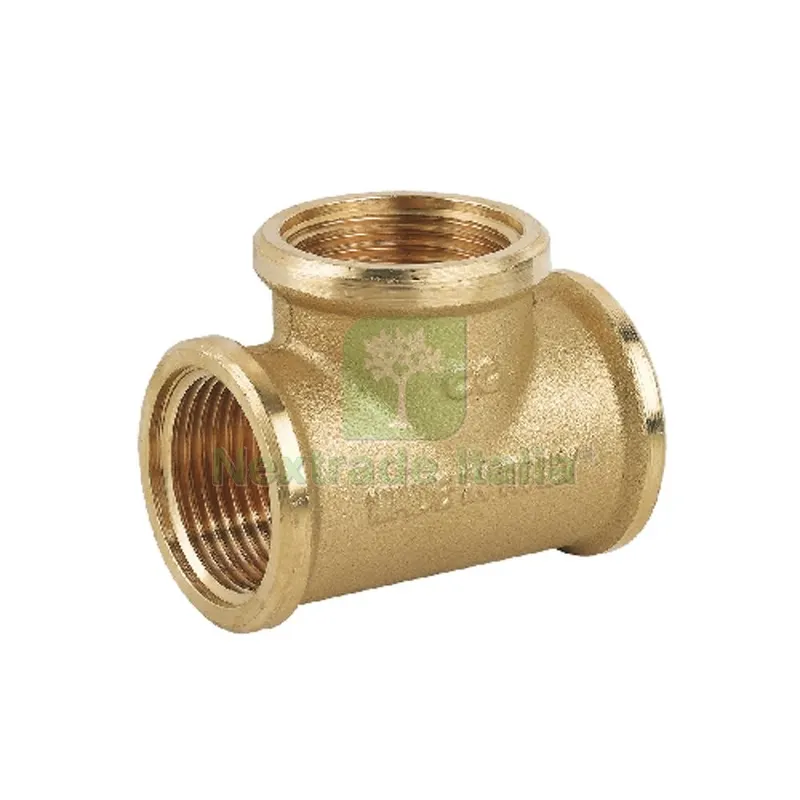 TEE FFF IN OTTONE GIALLO 3/4" — Tubi e raccordi — rif. FERX.DIA319-C007-05 TEE FFF IN OTTONE GIALLO 3/4" — Tubi e raccordi — rif. FERX.DIA319-C007-05
