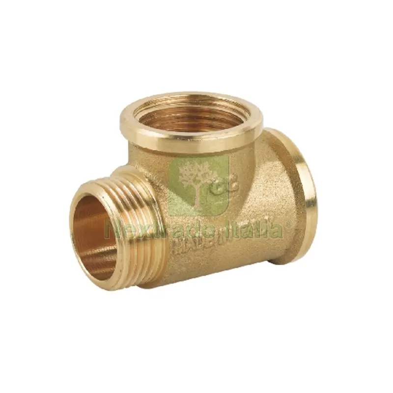 TEE FFM IN OTTONE GIALLO 1" — Tubi e raccordi — rif. FERX.DIA319-C010-06 TEE FFM IN OTTONE GIALLO 1" — Tubi e raccordi — rif. FERX.DIA319-C010-06