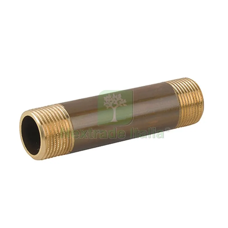 BARILOTTO IN OTTONE GIALLO MM 1"1/2 x 100 mm — Tubi e raccordi — rif. FERX.DIA319-C012-08100 BARILOTTO IN OTTONE GIALLO MM 1"1/2 x 100 mm — Tubi e raccordi — rif. FERX.DIA319-C012-08100