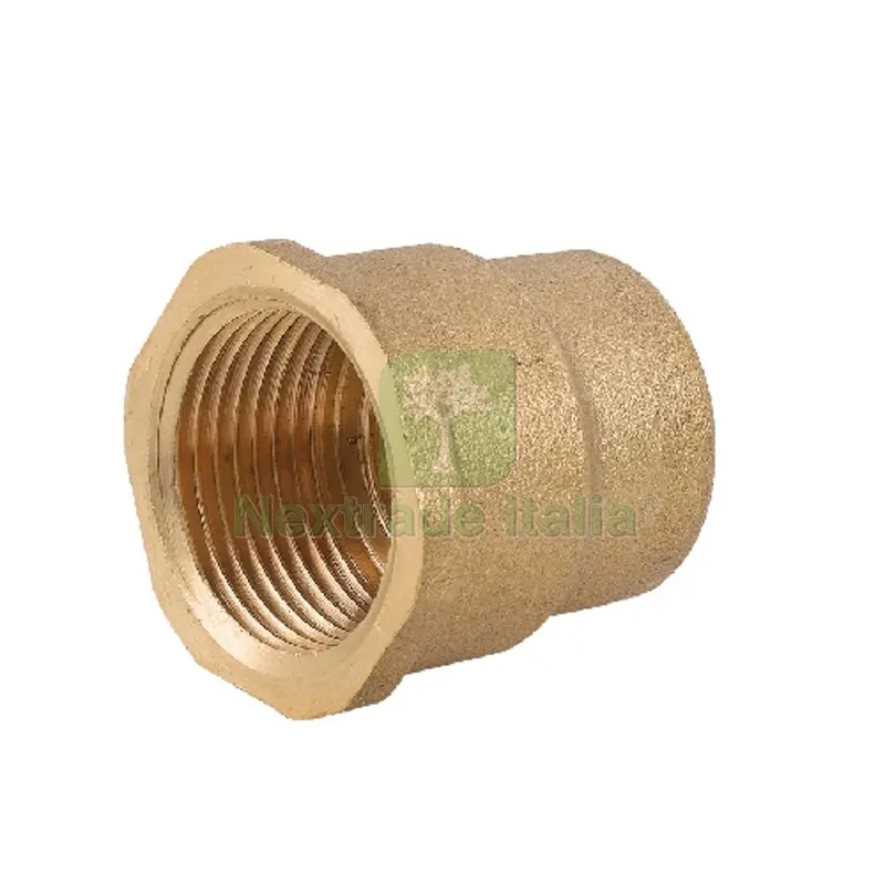 MANICOTTO RIDOTTO FF IN OTTONE GIALLO 3/8" x 1/2" — Tubi e raccordi — rif. FERX.DIA319-C019-0304